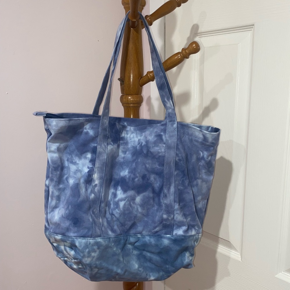 BRAND NEW VS PINK BLUE TIE DYE TOTE BAG - Picture 4 of 8
